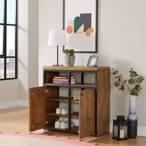 Alaterre Furniture Lloyd 31"W Shoe Storage Cabinet ANLO0333